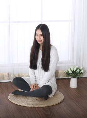 草编蒲团榻榻米坐垫汗蒸房瑜伽垫草垫禅修飘窗拜佛蒲草圆形打座垫