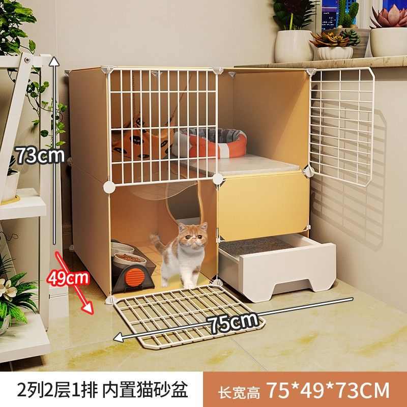 城堡一体窝厕所猫猫爬砂猫盆猫笼子猫猫猫架猫咪室内屋家用柜舍