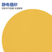 锐利锋黄砂5寸6孔植绒砂纸自粘圆盘干磨沙纸气磨机抛光吸尘打磨片