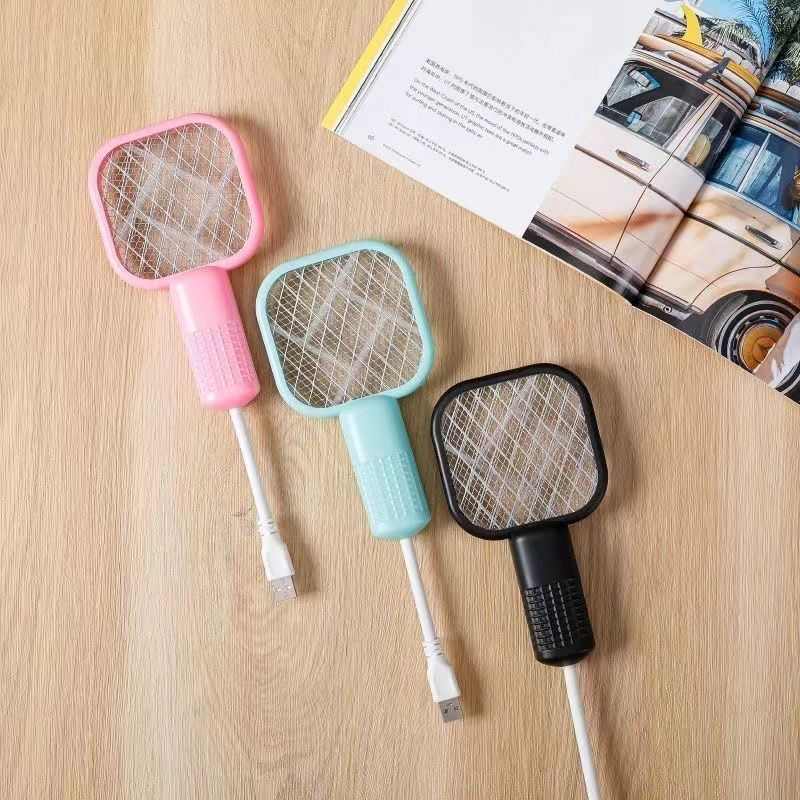 2024新款家用电蚊拍灭蚊灯迷你小夜灯户外野餐随身车载诱杀驱蚊