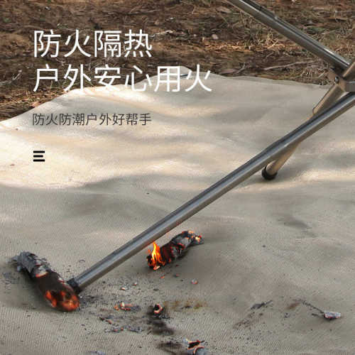 防火垫阻燃布户外烧烤隔热垫灭火毯野餐地垫防潮垫玻璃纤维耐高温