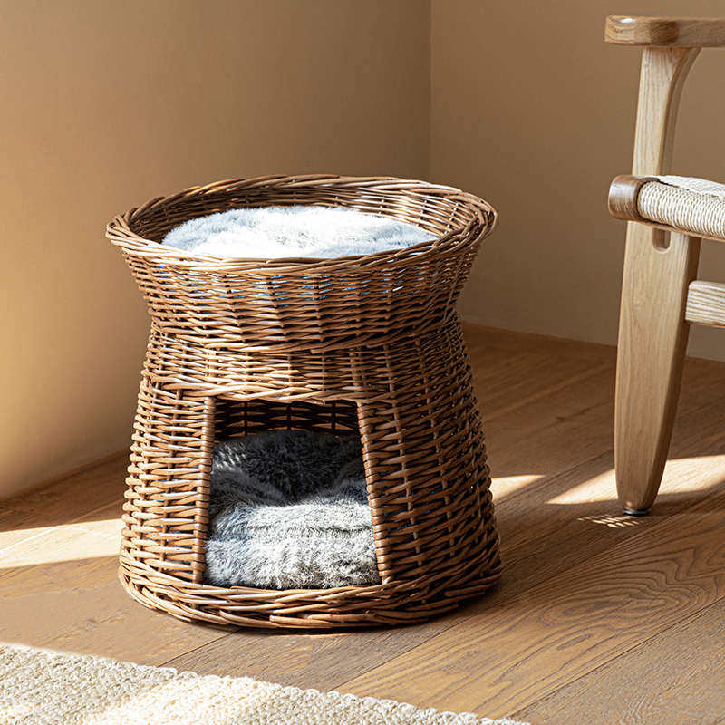 藤编猫窝四季通用可拆洗柳编猫咪睡垫冬季猫床宠物保暖狗窝垫子,宠物/宠物食品及用品,猫窝/屋/帐篷/沙发,淘宝优惠券,粉丝福利购,淘宝优惠卷