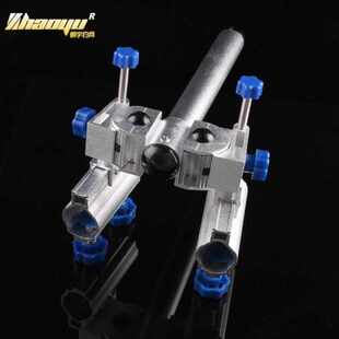 新钓椅支架配件大全万向双炮台架座钓鱼椅钓鱼配件通用型炮台支架