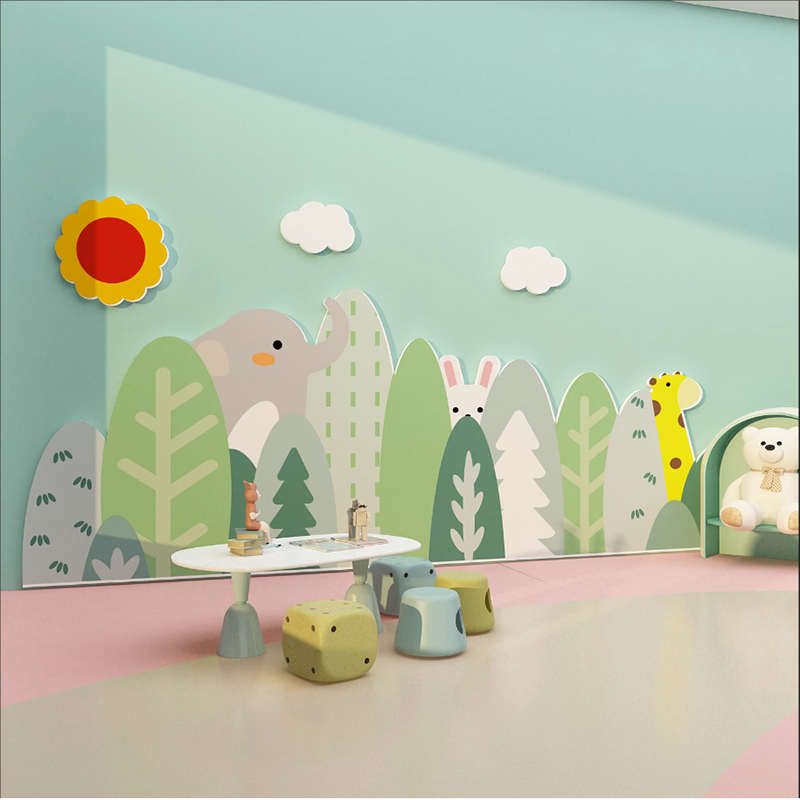 幼儿园环创主题成品文化托管班墙面装饰中心形象培训机构布置贴纸