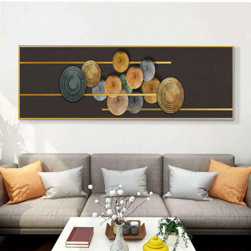 8974抽象酒店装饰画北欧风格卧室床头画现代简约轻奢沙发背景墙