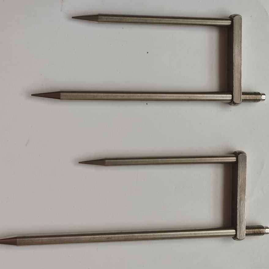 地叉不锈钢可拆卸便携钓鱼伞地插头钓鱼伞地插通用螺丝伞叉伞地插