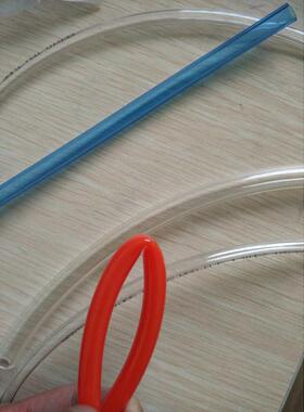 6*4mm足米TPU耐黄色高透明乳白色气管蓝色管PU透明高压软管绿色