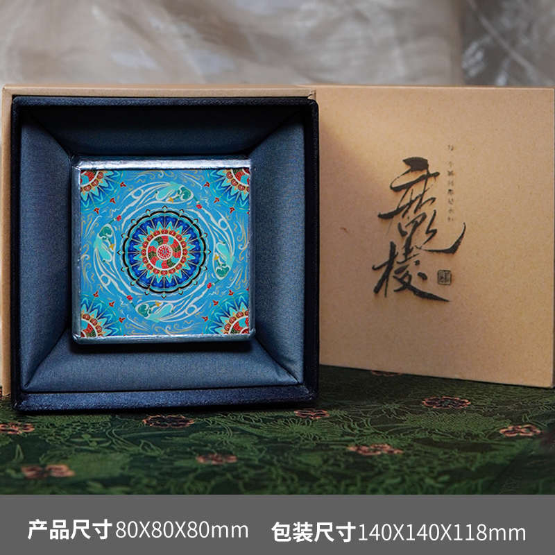 创意礼 手工敦煌生日方寸礼盒级国风花筒艺术品三千万棱收藏魔