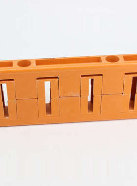 四相100间距母线框夹MD6GGD柜用总长390黄色母排架铜铝排固定支架