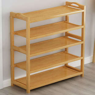楠竹鞋 柜 架子简易多层经济型门口客厅实木宿舍家用收纳置物架小鞋