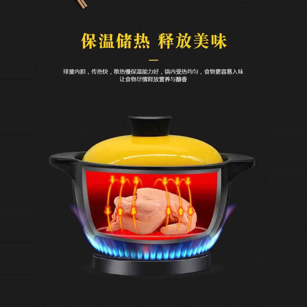 电磁炉明火专用砂锅家用耐高温炖锅煲汤两用瓦罐陶瓷煲沙锅大容量