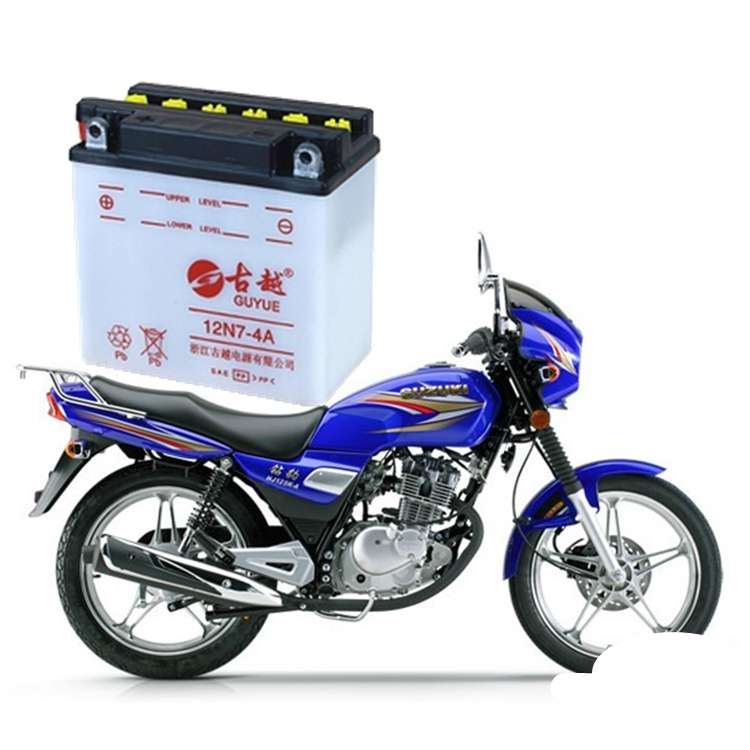 免维护三轮踏板125古越摩托车水电瓶蓄电池12V弯梁助力车通用