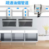 泓钧增压管道风机排气扇厨房排风扇卫生间换气扇家用排油烟大吸力