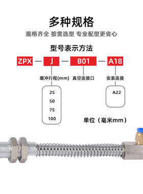 全力发机械手真空吸盘H63/H80/HB63/HB80配ZPX-J25/50/75金具支架