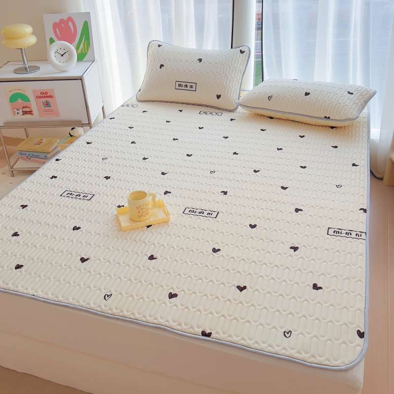 新款夏季丝类三件套冰儿童床单空调a垫2024天然凉席乳胶学生宿舍