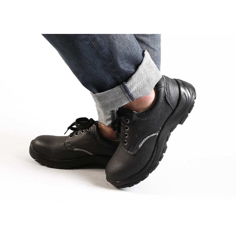 大盾M0107劳保鞋男工作鞋防刺穿绝缘6KV电工鞋钢头34码46防滑耐