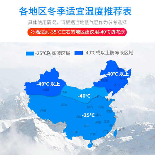 车仆汽车防冻液绿色通用型-45℃冬季长效冷却液红色大桶小轿车