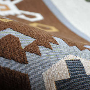 新中式地毯客厅卧室可机洗吸尘现代长方形复古中国风家用茶几毯