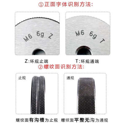 螺纹环规塞规RNPT3/8板牙5/81/2规止通1/4GPT1/8NPT