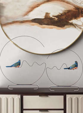 新中式陶瓷软装摆件样板间博古架玄关客厅茶室办公室酒店高端摆设