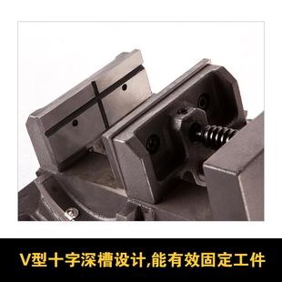可倾斜精密平口钳虎钳夹具台钳3寸4寸台钻铣床 钻铣床导杆式