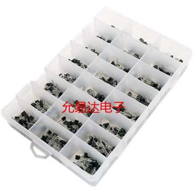 840只常用NPN三极管包PNP小功率TO-92晶体管8050 C945 8550 9014