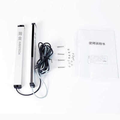 瀚金BCH超薄侧面红外传感安全光幕光栅护手对射4020Mm光束探测器