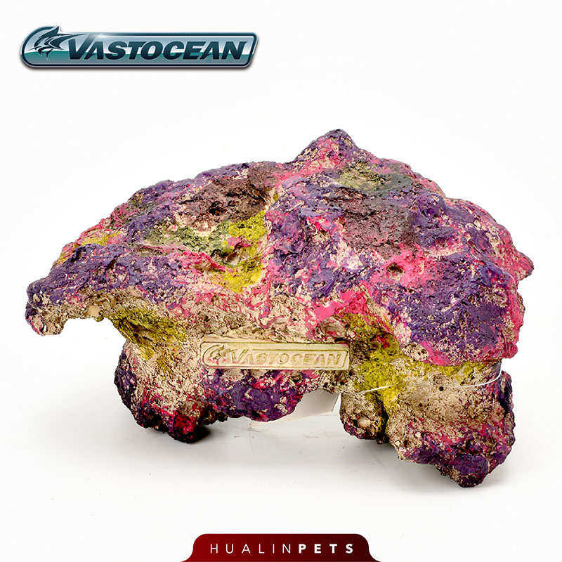 Vastocean仿真钙藻色海底礁石造景石鱼缸假体珊瑚仿真造景
