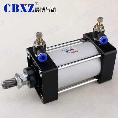 SC气缸63小型大推力气动标准方形32/40/50/80*75/100/125/150/200