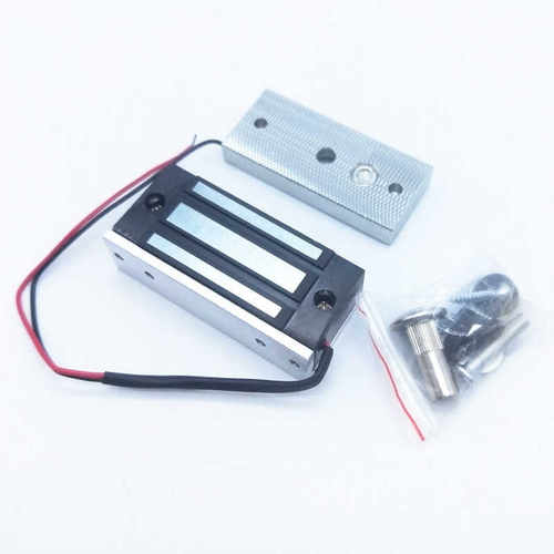 长方形吸盘式电磁铁80x35x21mm 12V24V 吸力80公斤防水直流电磁锁