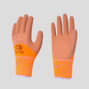 包邮12双青岛新丰发泡王耐磨防护透气王防滑挂胶带胶劳保手套