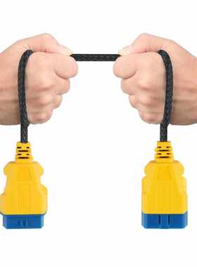 AUTOOL汽车检测仪OBD2延长线车载电脑加长线转换插头公对母转接线