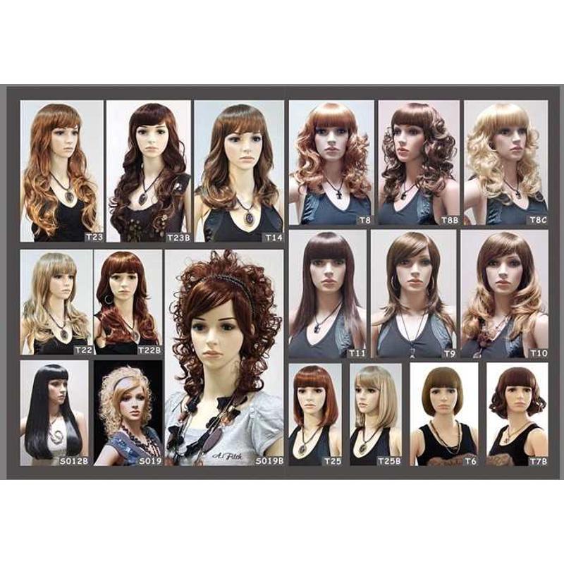 北京假发 发型 服装模特道具假发 女假发 女模特假发