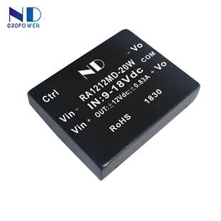 20W双路隔离电源dcdc降压电源模块24V转±12V20W RA2412MD