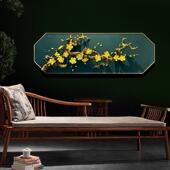 创意玄关新中式 饰品 饰挂件墙上花壁挂墙壁装 墙面装 饰书房背景墙装