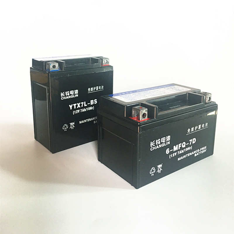 摩托车电瓶12V9a蓄电池干电池125助力踏板车12v7AH免维护通用包