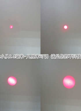 3.5-25V供电650nm100mw红外线激光器 12V24V一字十字线点状定位灯