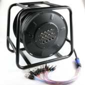 40路多通道音频信号线缆车 音频绕线盘 多芯信号缆