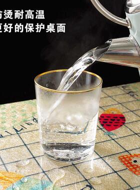 PVC餐桌布防水防油防烫免洗软塑料玻璃台布桌垫茶几垫磨砂水晶板