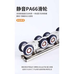 移动门滑轮推拉门滑轨吊轮静音玻璃门滑轮下轮吊门滑轮移动配件