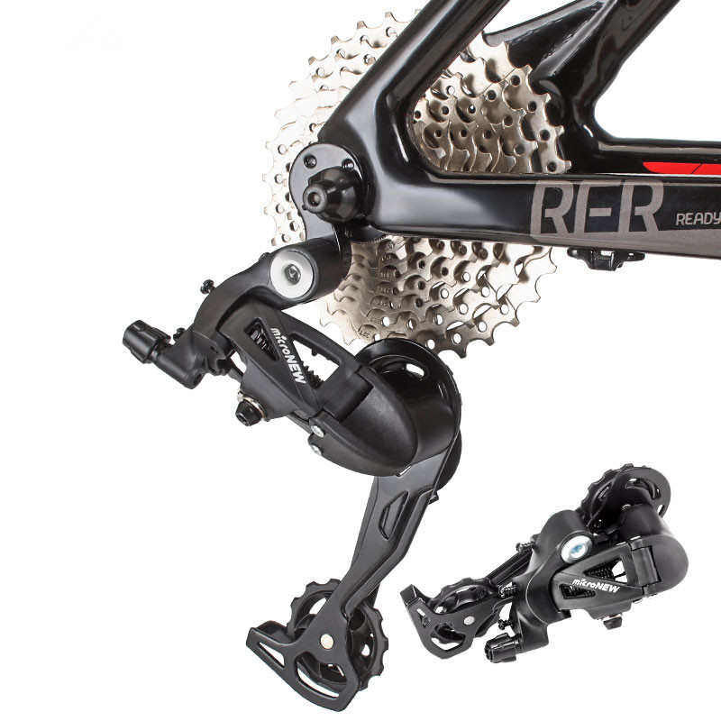 山地车自行车变速器指拨7 8 9 10速24 27指拨21变速配件套件后拨