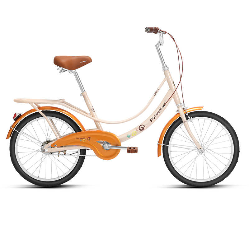 永久新款通勤自行车青少年单速脚踏车男生女式低跨度城市休闲单