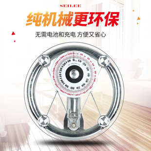 西立牌圆形玻璃机械秤家用小型精准减肥健康体重秤人体秤防水称