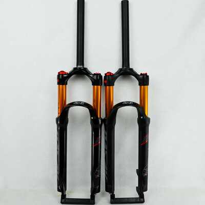 PASAK山地自行车气压避震前叉P34金管气叉肩控线控26/27.5/29寸