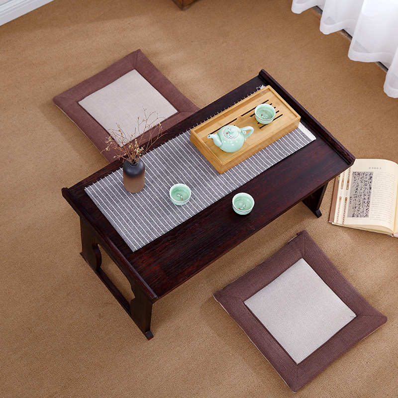 榻榻米桌子小茶几日式烧桐木矮桌子窗台茶桌阳台桌飘窗小桌子简