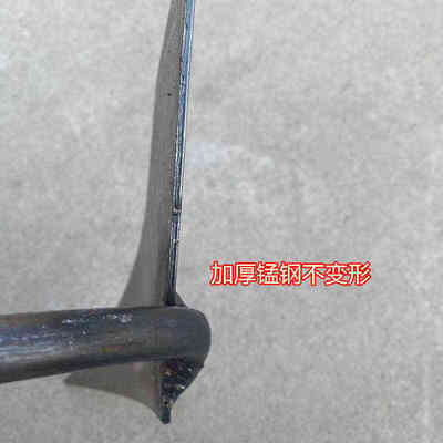 锰钢小翻犁翻土人工手拉犁开沟起垄锄头农用侧翻锄偏犁耐用带把