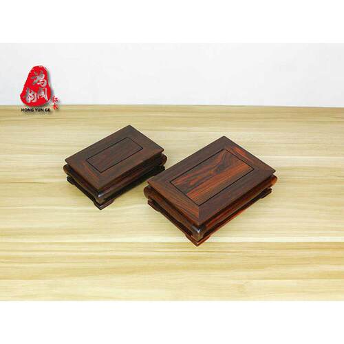 红木工艺品底座老挝大红酸枝紫砂壶木小交趾奇石座小壶座黄檀