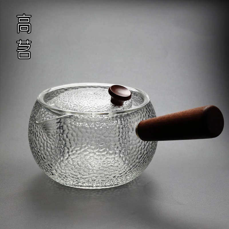 锤纹侧把玻璃泡茶壶小青柑专用电陶炉煮茶器耐高温烧水壶茶具套装,餐饮具,茶壶,淘宝优惠券,粉丝福利购,淘宝优惠卷