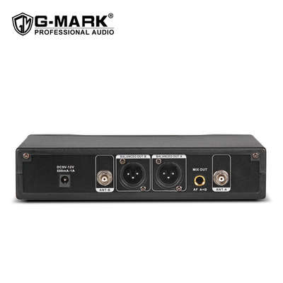 G-MARK EW100无线话筒一拖二 稳定不断频 防啸叫舞台婚庆会议户外