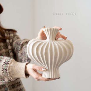 北花西舍法式陶瓷花瓶多种颜色选择适合桌面摆设乔迁新居送礼佳品